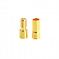 3.5mm Gold Plated Cross Bullet Banana Connector