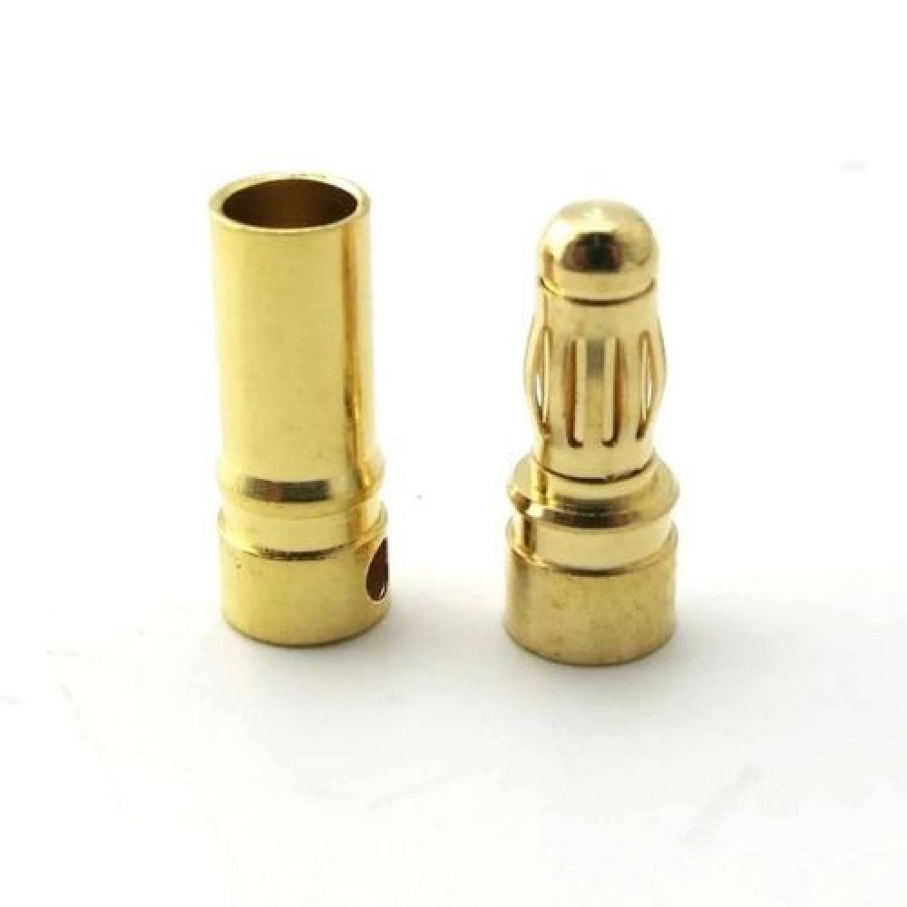 Hobbypower 3.5mm mâle femelle or banane balle connecteur batterie ESC fiche (pack de 50 paires Hobbypower 3.5mm mâle femelle or banane balle connecteur batterie ESC fiche (pack de 50 paires
