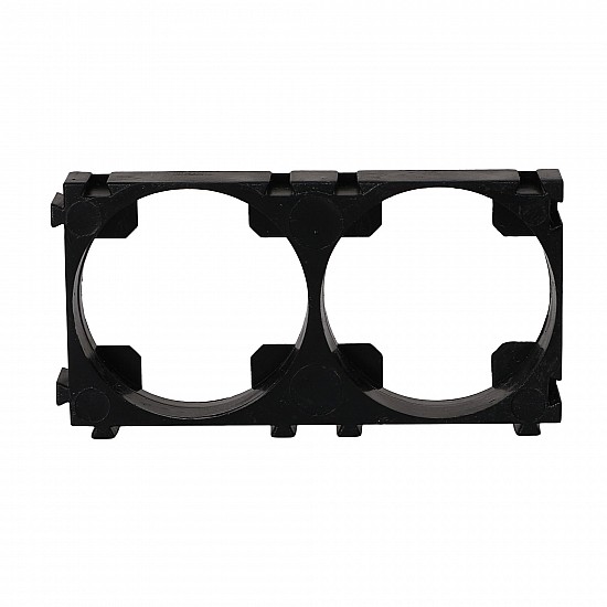 32650 1x2 Black Lithium Cell Holder