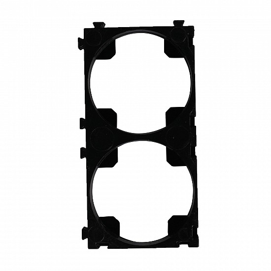 32650 1x2 Black Lithium Cell Holder