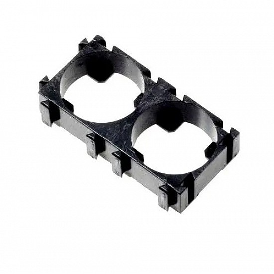 32650 1x2 Black Lithium Cell Holder