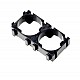 32650 1x2 Black Lithium Cell Holder