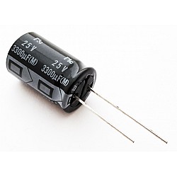 3300uF 25V Electrolytic Capacitor