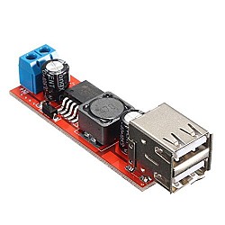 3A Dual USB 6V-40V To 5V Step Down DC Charger Converter Module