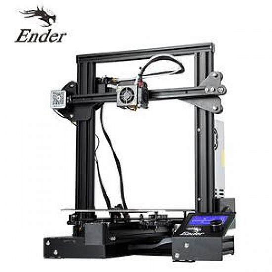 Creality Ender 3 3d printer -  220x220x250mm Printing Size - Power Resume Function - MK10 Extruder - 1.75mm - 0.4mm Nozzle - 3D Printers - 3D Printer and Accessories
