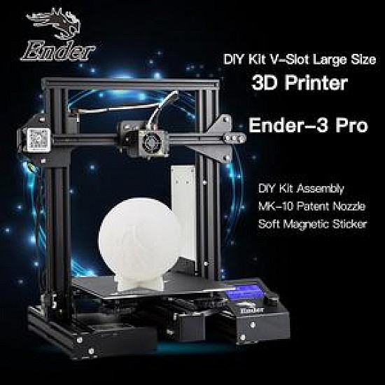 Creality3D CR-10S Pro 3D Printer - 300*300*400mm Printing Size - Auto Leveling Sensor - Resume Printing -Filament Detection - V2.4.1 Motherboard - 3D Printers - 3D Printer and Accessories