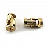 3mmx3mm Mini Brass Universal Joint Coupling 