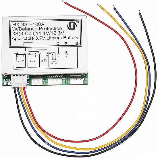 3S 100A Lithium Battery Protection Board