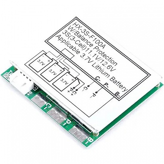 3S 100A Lithium Battery Protection Board