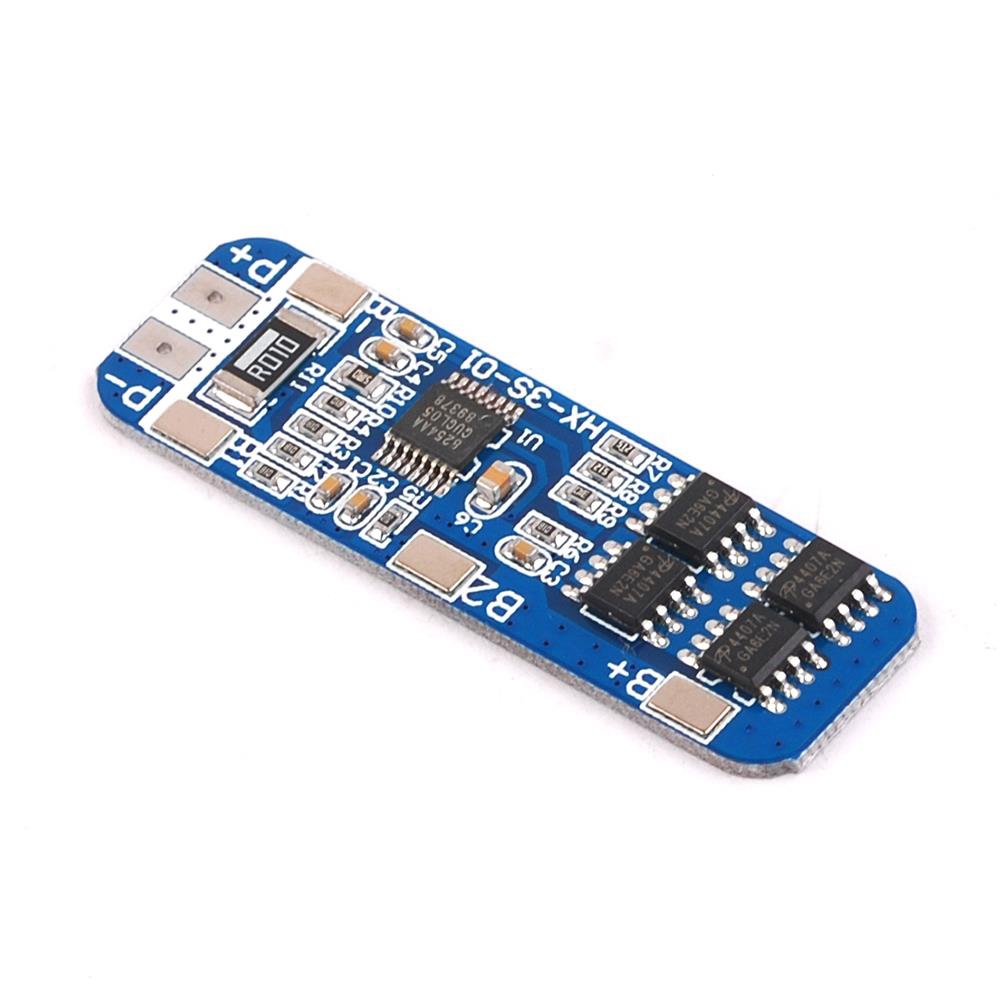3Pcs 3S 10A Battery Protection Board - 12.6V BMS For 18650 Lithium Batteries With Balance Charging