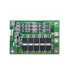 3S 11.1V 12.6V 40A 18650 Lithium Battery Protection Board (Balanced Version)