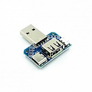 4 in 1 USB Adapter Board Male to Female Micro Type-C 4P 2.54mm USB4 Converter
