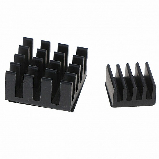 4 in 1 Black Aluminum Heatsink for Raspberry Pi 4B