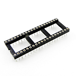 40 Pin Wide Machine tooled IC Socket (Round IC Base)