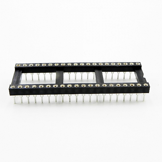 40 Pin Wide Machine tooled IC Socket (Round IC Base)