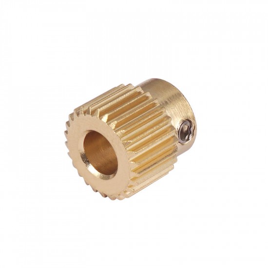 40 Teeth Brass Extrusion Wheel for 3D Printers