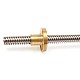 400mm Trapezoidal Lead Screw 8mm Thread 2mm Pitch Lead Screw with Copper Nut