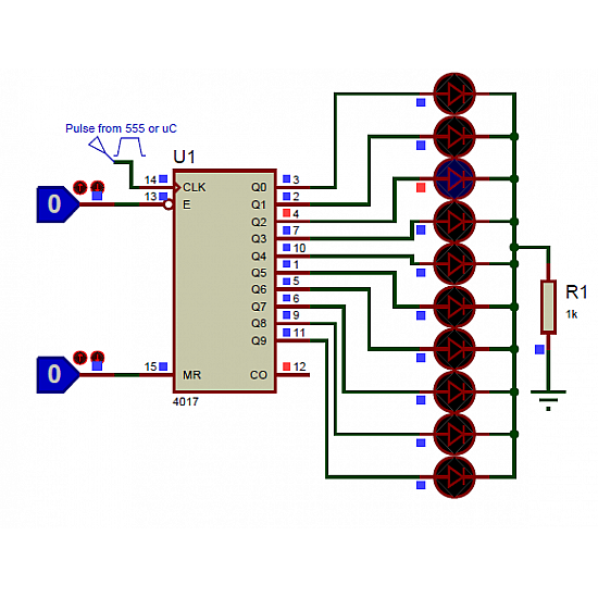 4017 Decade Counter IC - ICs - Integrated Circuits & Chips - Core Electronics