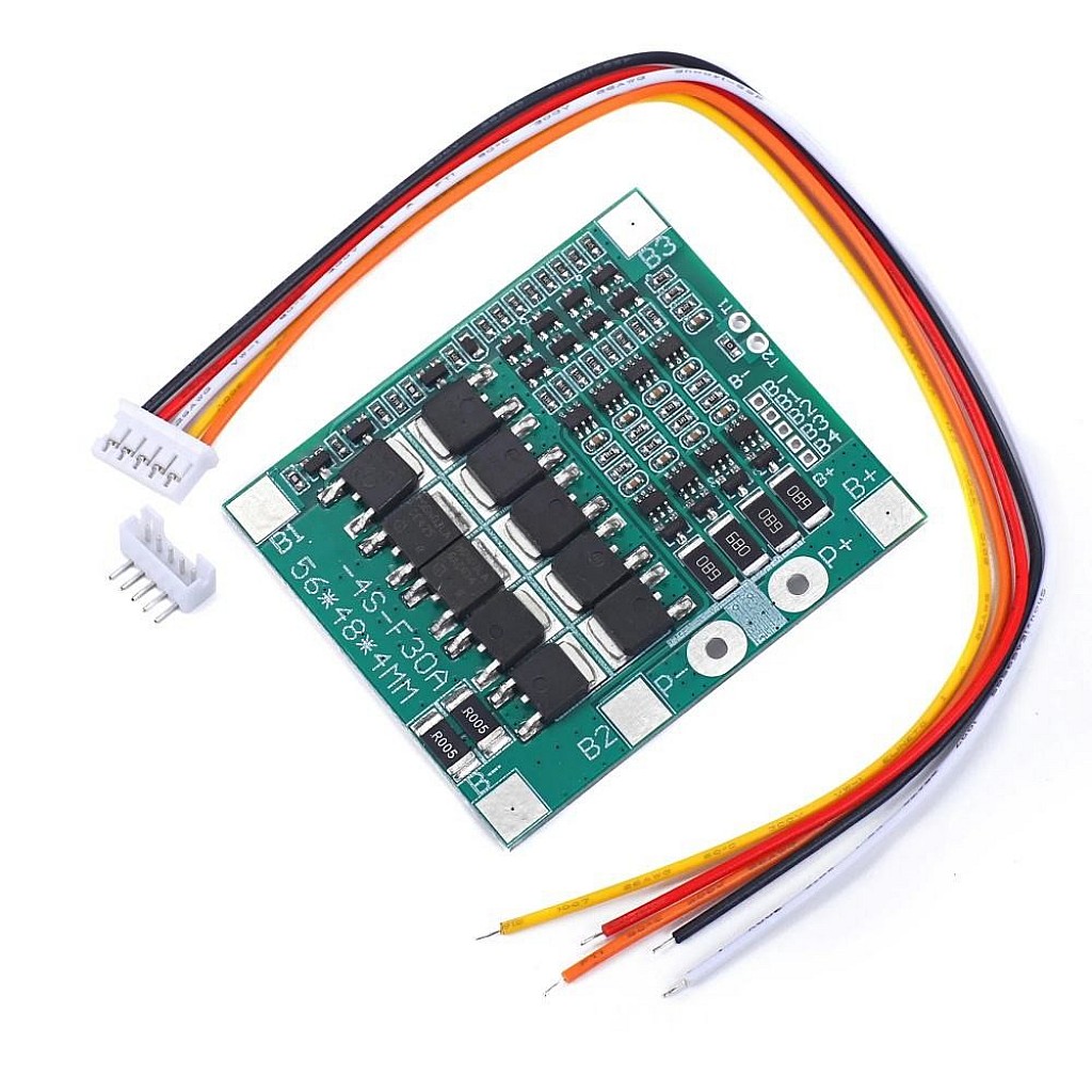 Buy HX-4S-F30A 4S 30A 14.8V Lithium Battery BMS Online
