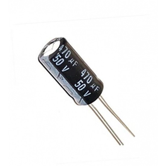 470uF 50V Electrolytic Capacitor