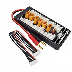 4mm Banana Connector XT60 Plug 2-6S Lipo Battery Parallel Charging Board 