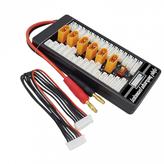 4mm Banana Connector XT60 Plug 2-6S Lipo Battery Parallel Charging Board