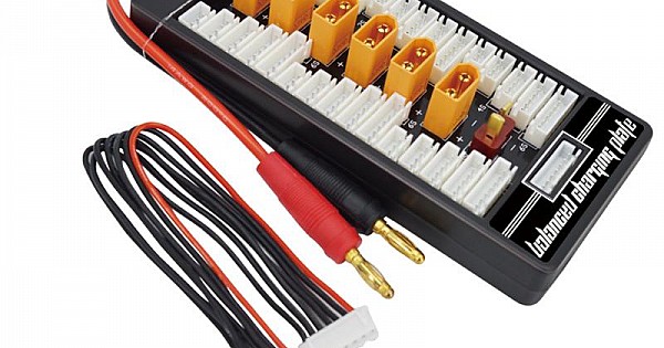 Parallel Charging Board For 6 Packs 2~6S (XT-60