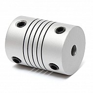 4mm X 8mm Aluminum Flexible Shaft Coupling 