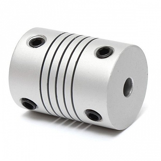 4mm X 8mm Aluminum Flexible Shaft Coupling 4mm X 8mm Aluminum Flexible Shaft Coupling
