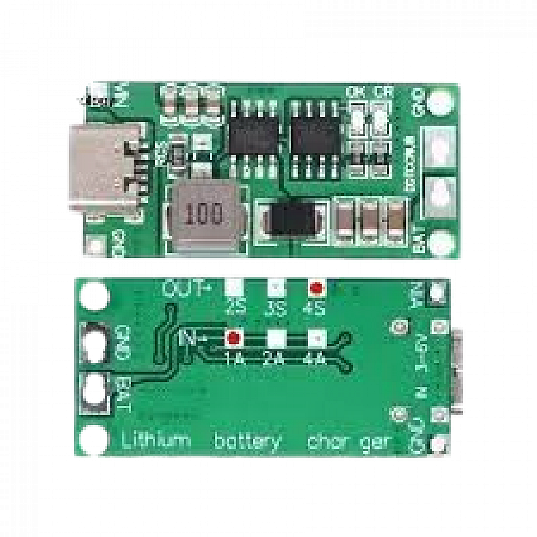 4S-1A |18650 Polymer Lithium Ion Charger Type C to 4S 8.4V 1A Booster ...