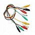 5 pcs of Double-ended Crocodile/Alligator Clips Roach Clips Electrical DIY Test Leads