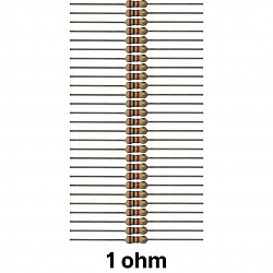 50 piece of 1 ohm Resistor