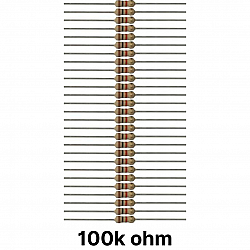 50 piece of 100K ohm Resistor