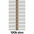 50 piece of 100K ohm Resistor