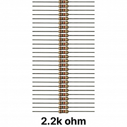 50 piece of 2.2k ohm Resistor