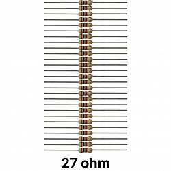 50 piece of 27 ohm Resistor