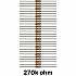 50 piece of 270K ohm Resistor