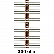 50 piece of 330 ohm Resistor
