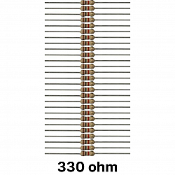 50 piece of 330 ohm Resistor