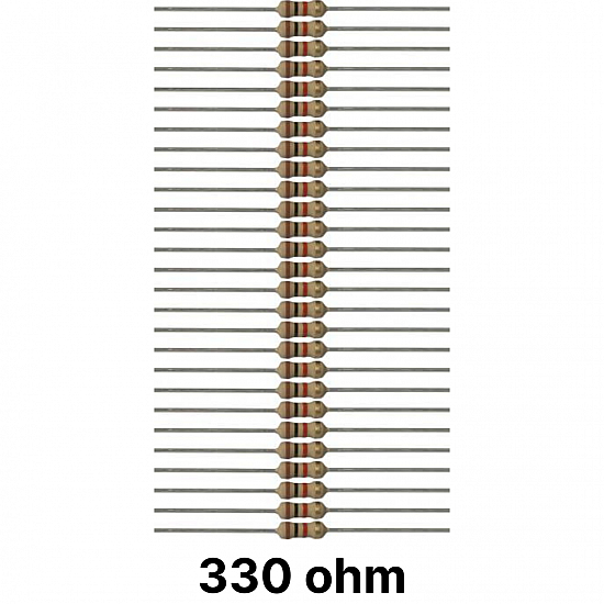 50 piece of 330 ohm Resistor