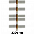 50 piece of 330 ohm Resistor