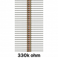 50 piece of 330K ohm Resistor