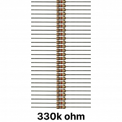 50 piece of 330K ohm Resistor