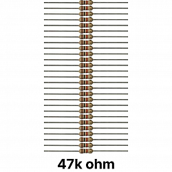50 piece of 47K ohm Resistor