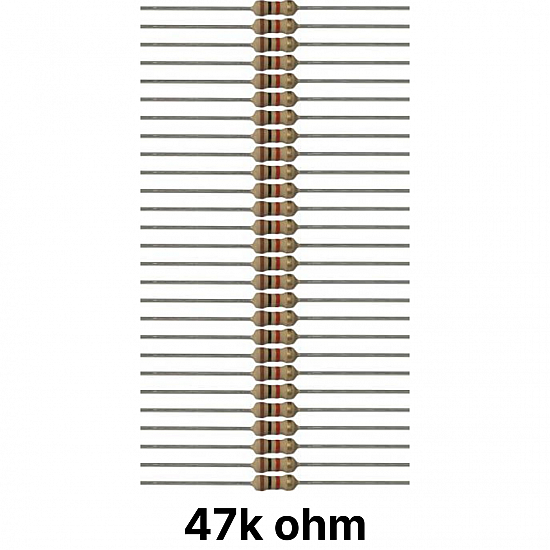 50 piece of 47K ohm Resistor
