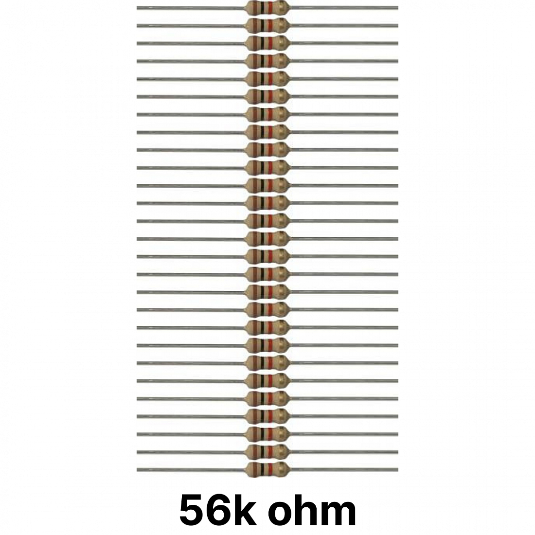 50 piece of 56K ohm Resistor