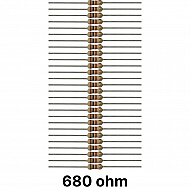 50 piece of 680 ohm Resistor