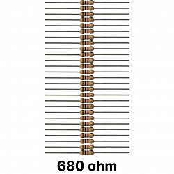 50 piece of 680 ohm Resistor