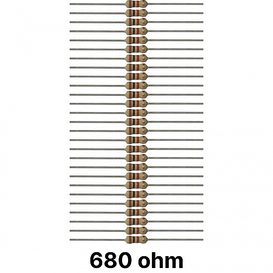 50 piece of 680 ohm Resistor