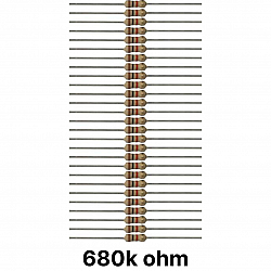 50 piece of 680K ohm Resistor